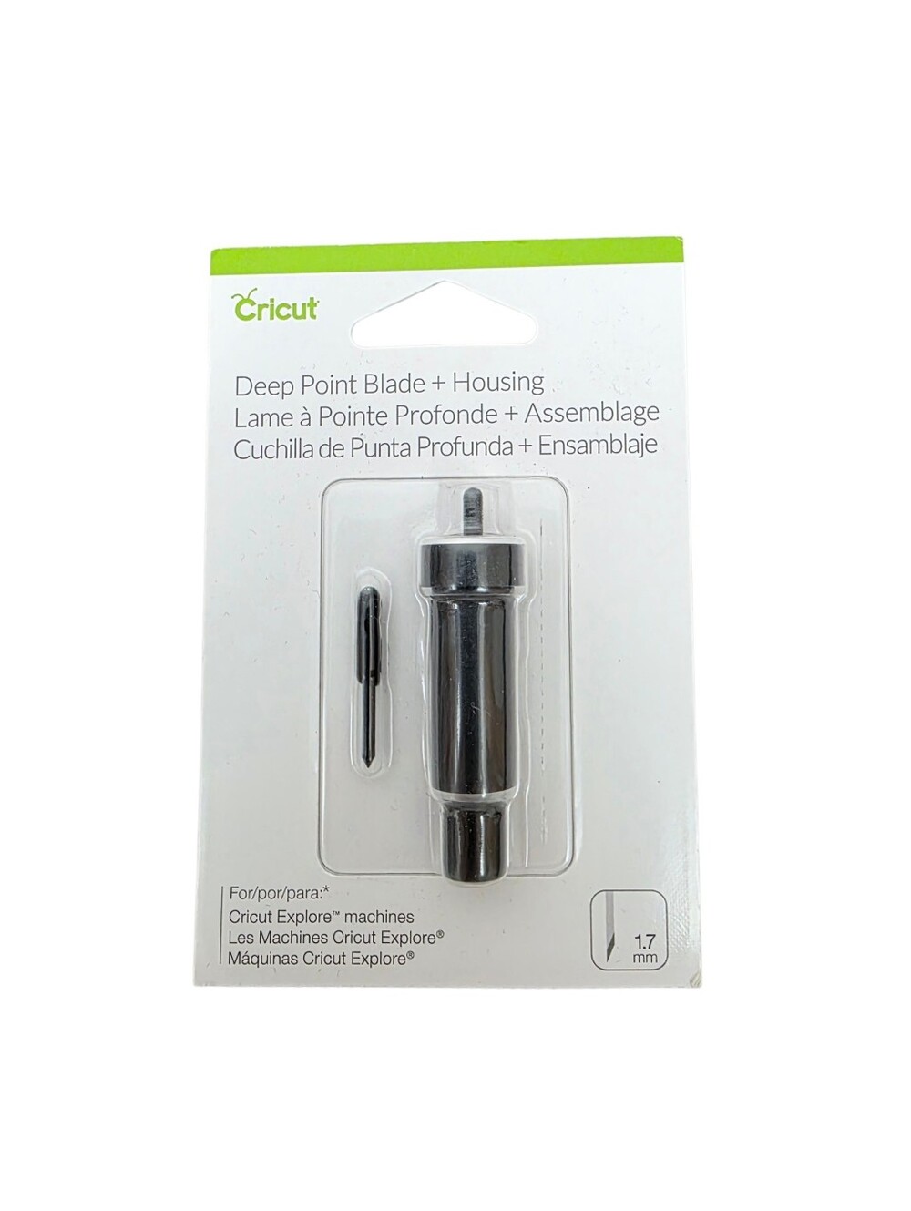 Cricut Deep Point Blade and Housing for Cricut Explore Machines 1.7mm New